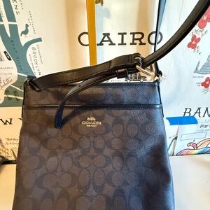 Coach Black and Gray Crossbody Bag